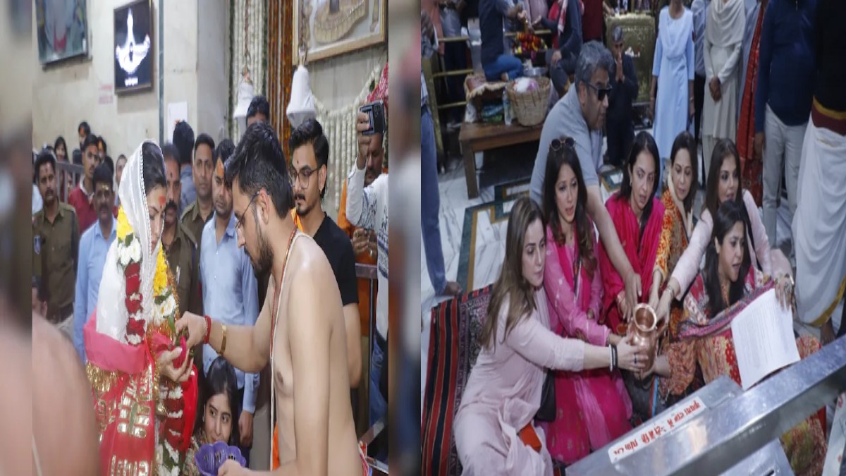 UJJAIN NEWS : महाकाल की शरण में पहुंची एक्ट्रेस जैकलिन फर्नांडीज और एकता कपूर, लिया आशीर्वाद, video वायरल 